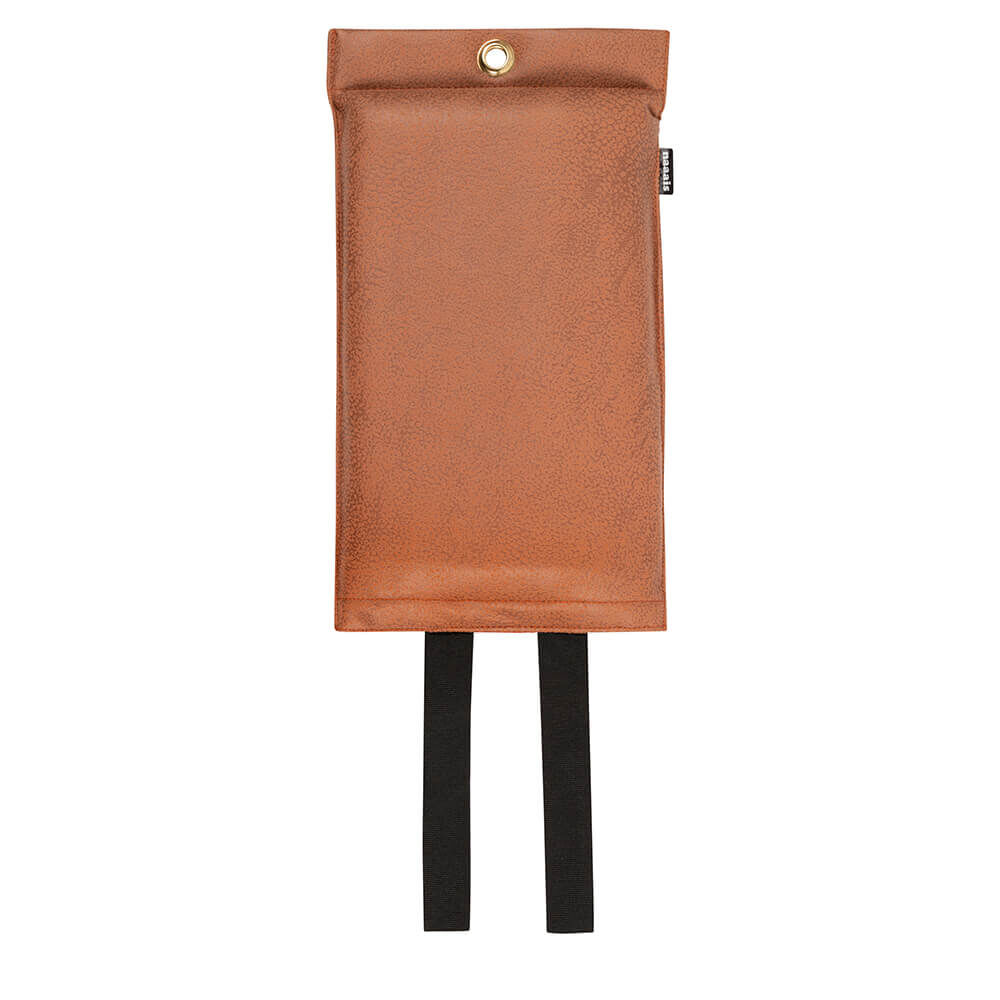 Löschdecke Vegan Cognac | Brandschutzdecke 1.20m x 1.80m | Haus | Camping | Boot | Grill | Persone von Naaais