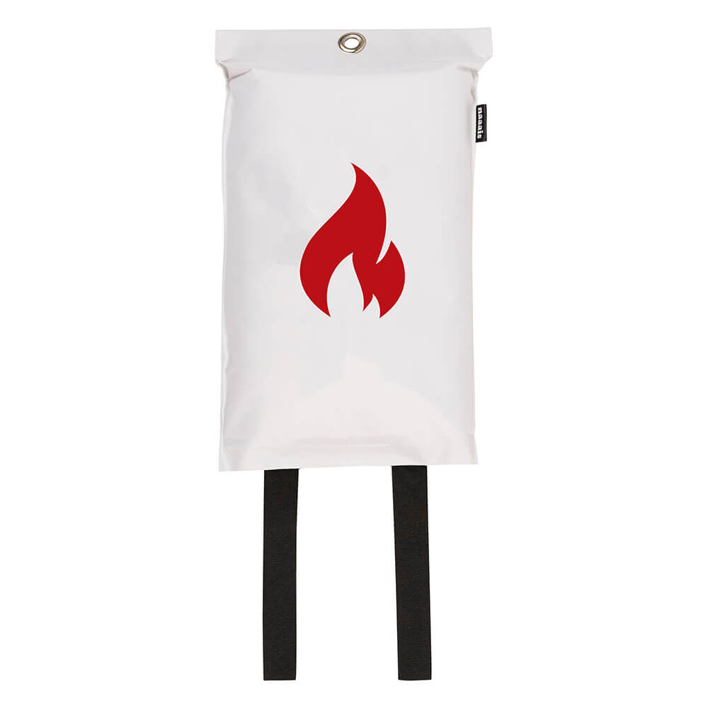 Löschdecke Flammen | Brandschutzdecke 1.20m x 1.80m für Haus | Camping | Boot | Grill | Personen von Naaais