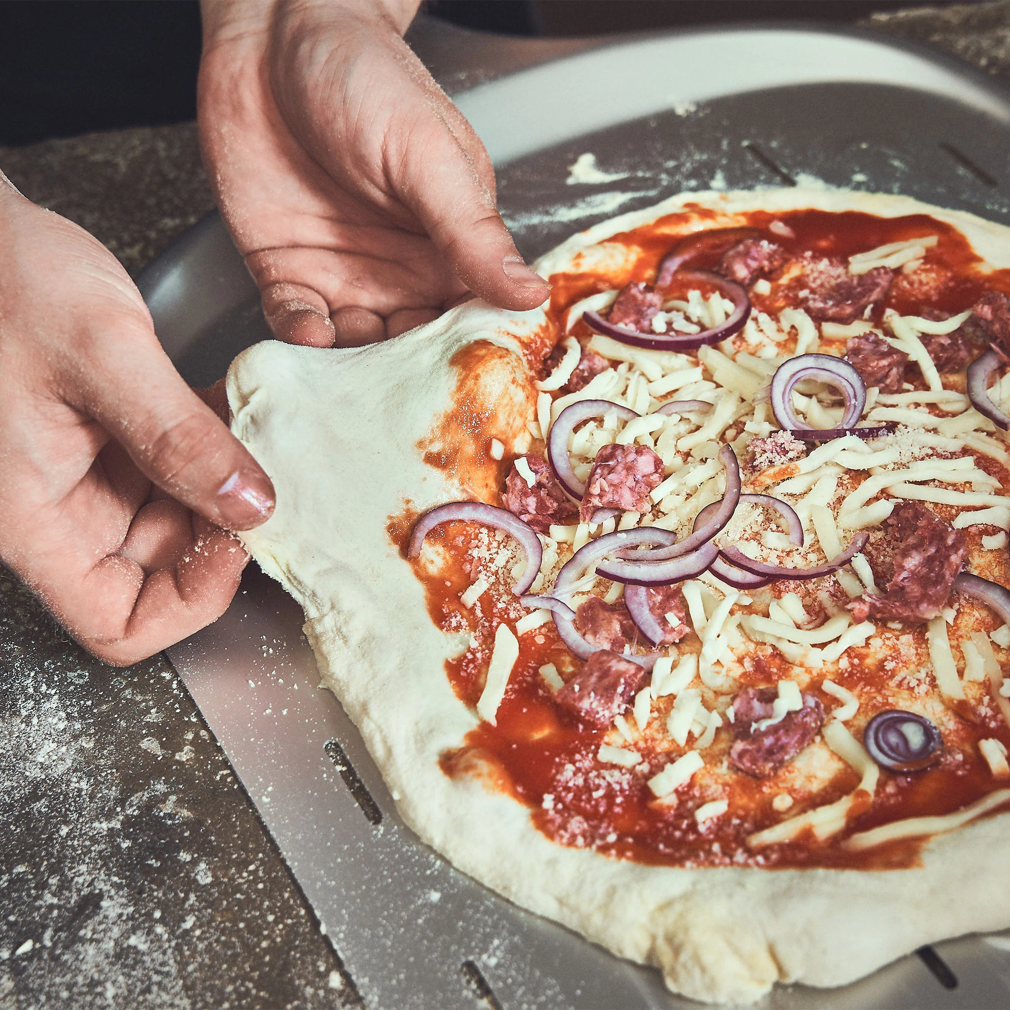 BURNHARD Pizzaschieber 36cm für FAT TONY von BURNHARD