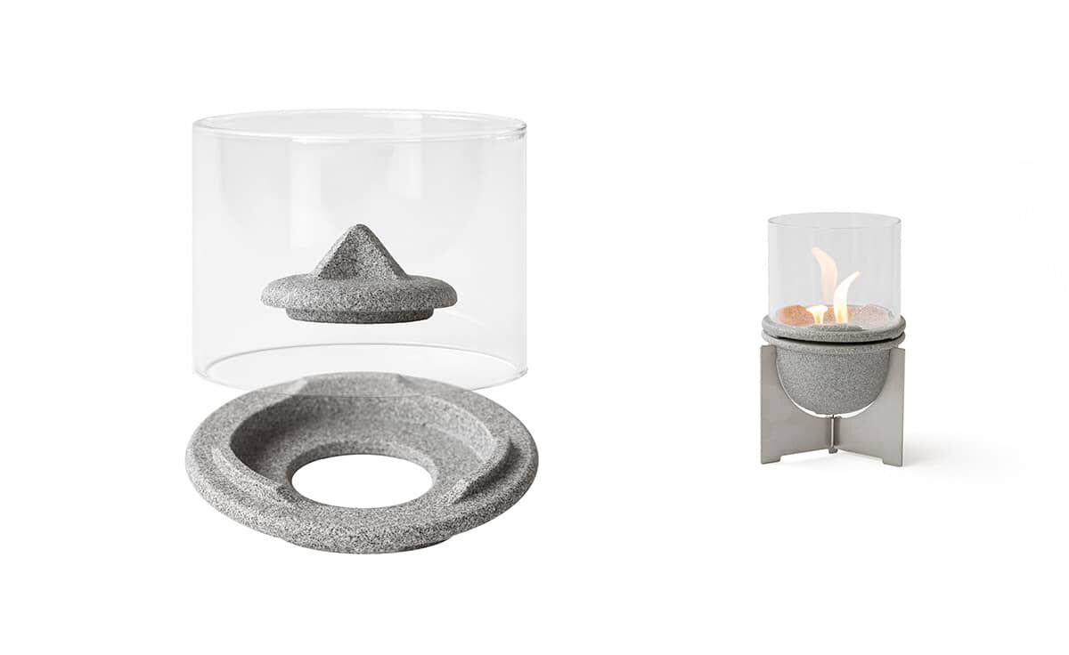 DENK Keramik Windglas-Aufsatz für Schmelzfeuer® Indoor M Granicium® ~ SMG-WLA von DENK Keramik