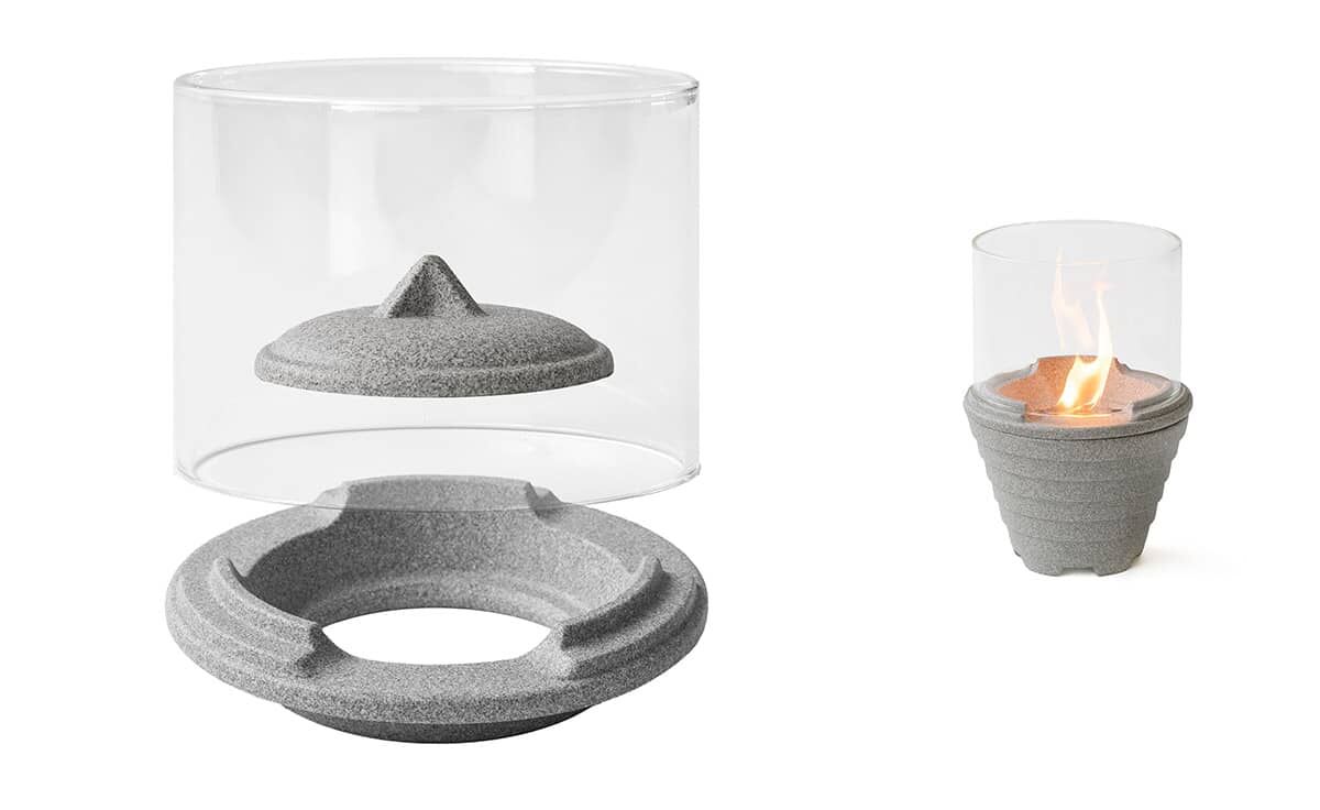 DENK Keramik Lichtglas-Aufsatz für Schmelzfeuer® Outdoor Granicium® ~ SFG-LGA von DENK Keramik