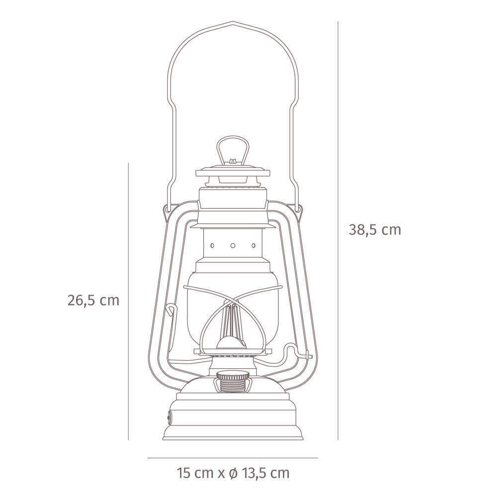 Feuerhand LED Laterne Baby Special 276 Soft Beige bis 150 Lumen von Feuerhand