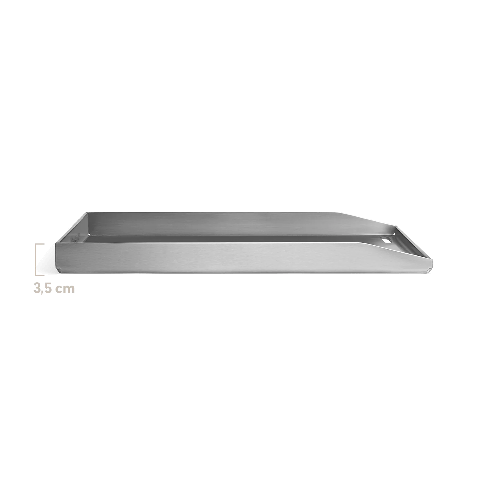 BURNHARD Plancha Set mit 2tlg. Grillspachtel und Grillschaber - FRED 41,5 x 40,0 cm von BURNHARD