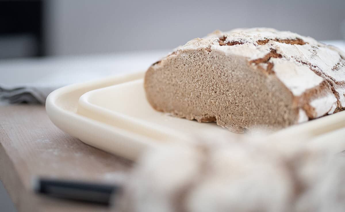 DENK Keramik Bread&Cake XL - Die patentierte Backplatte aus CeraFlam Keramik - BCXL von DENK Keramik