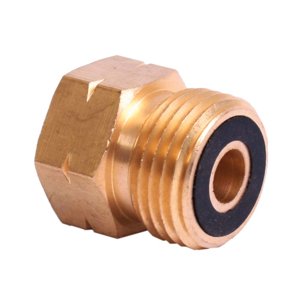 KN-Adapter Handwerkerflasche kurz 21,80 x 1/1/4" links AG x 3/8" IG links von HUW24