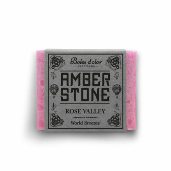 Amber Stone - Rose Valley Duft in Quadratform von Boles d'olor