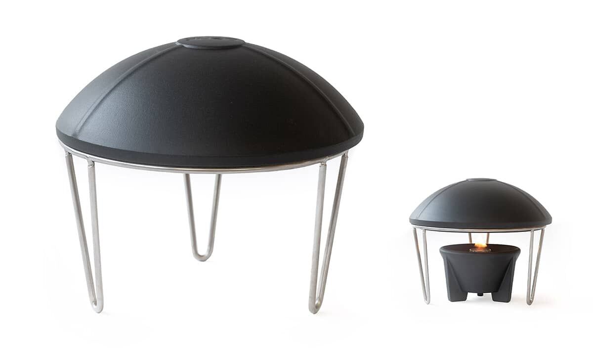 DENK Keramik Wärmehaube anthrazit für Schmelzfeuer® Indoor ~ SFWH-AN von DENK Keramik