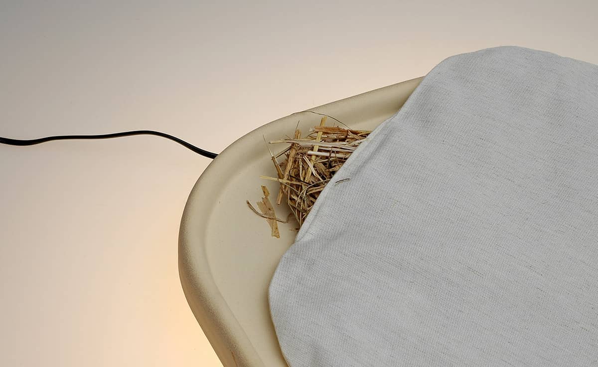 DENK Minkas-Kachelofen - das elektrisch beheizte Katzenbett | MK-CN von DENK Keramik