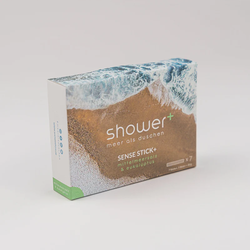 7er Pack Sense Stick+ Salzdusche mit Eukalyptus - Made in Germany von shower+