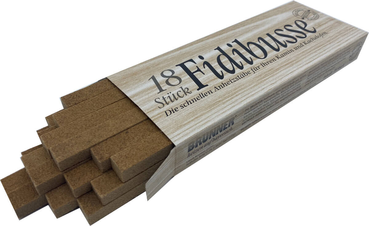 6x Brunner Fidibusse Packung ~ 108 Anzünder von Brunner