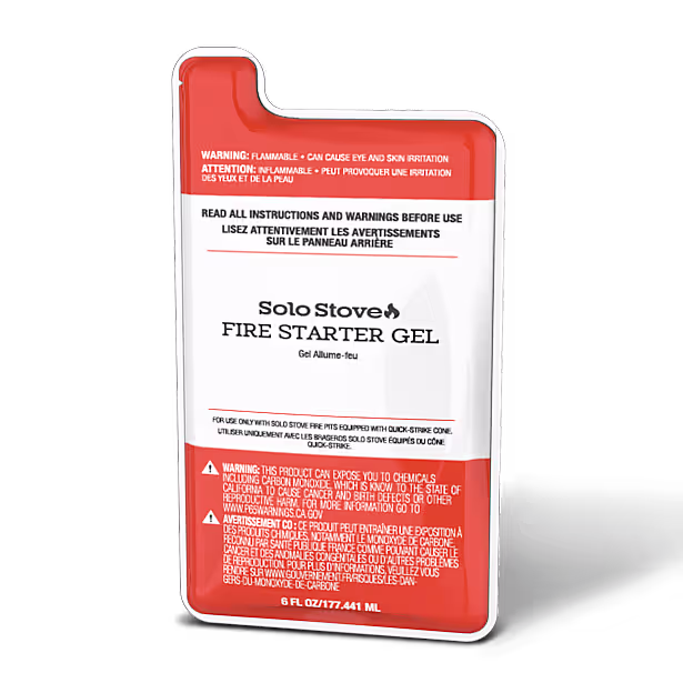 Solo Stove Fire Starter Gel 6er Pack Feueranzünder für Feuerschalen und Lagerfeuer von Solo Stove