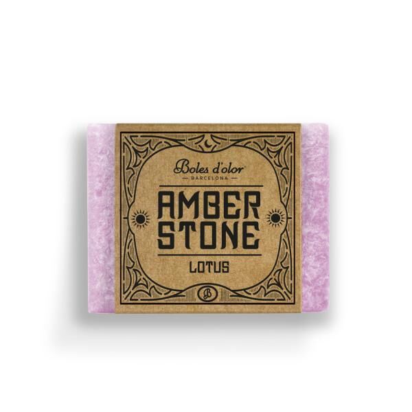 Amber Stone - Lotus - Duft in Quadratform von Boles d'olor
