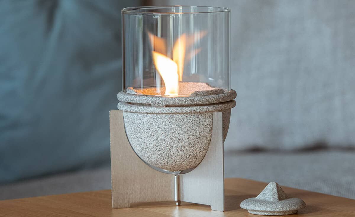 DENK Keramik Windglas-Aufsatz für Schmelzfeuer® Indoor M Granicium® ~ SMG-WLA von DENK Keramik
