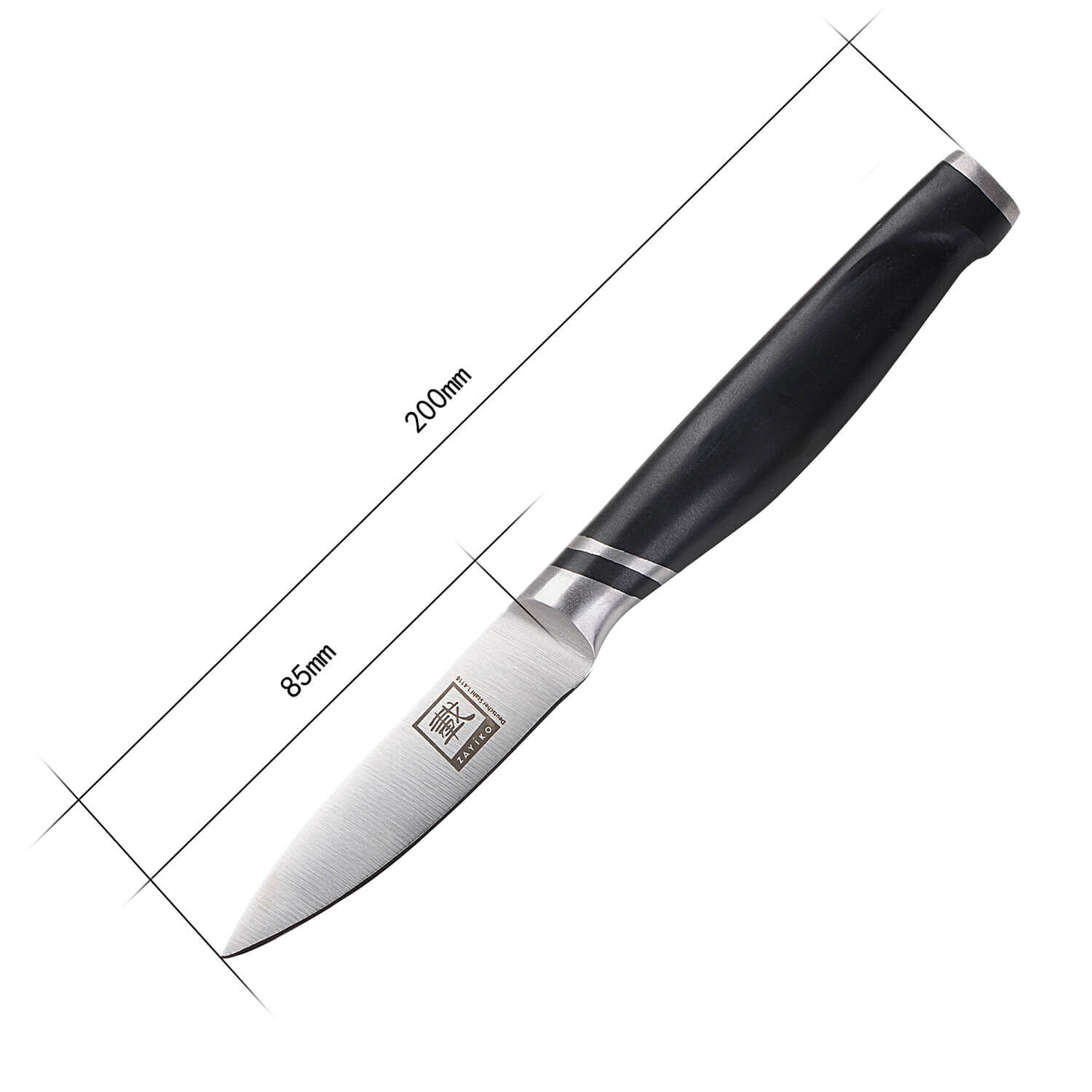 Zayiko NAMI Serie Officemesser 8,50 cm Klinge | Deutscher Edelstahl | Ergonomischer ABS Griff von Zayiko
