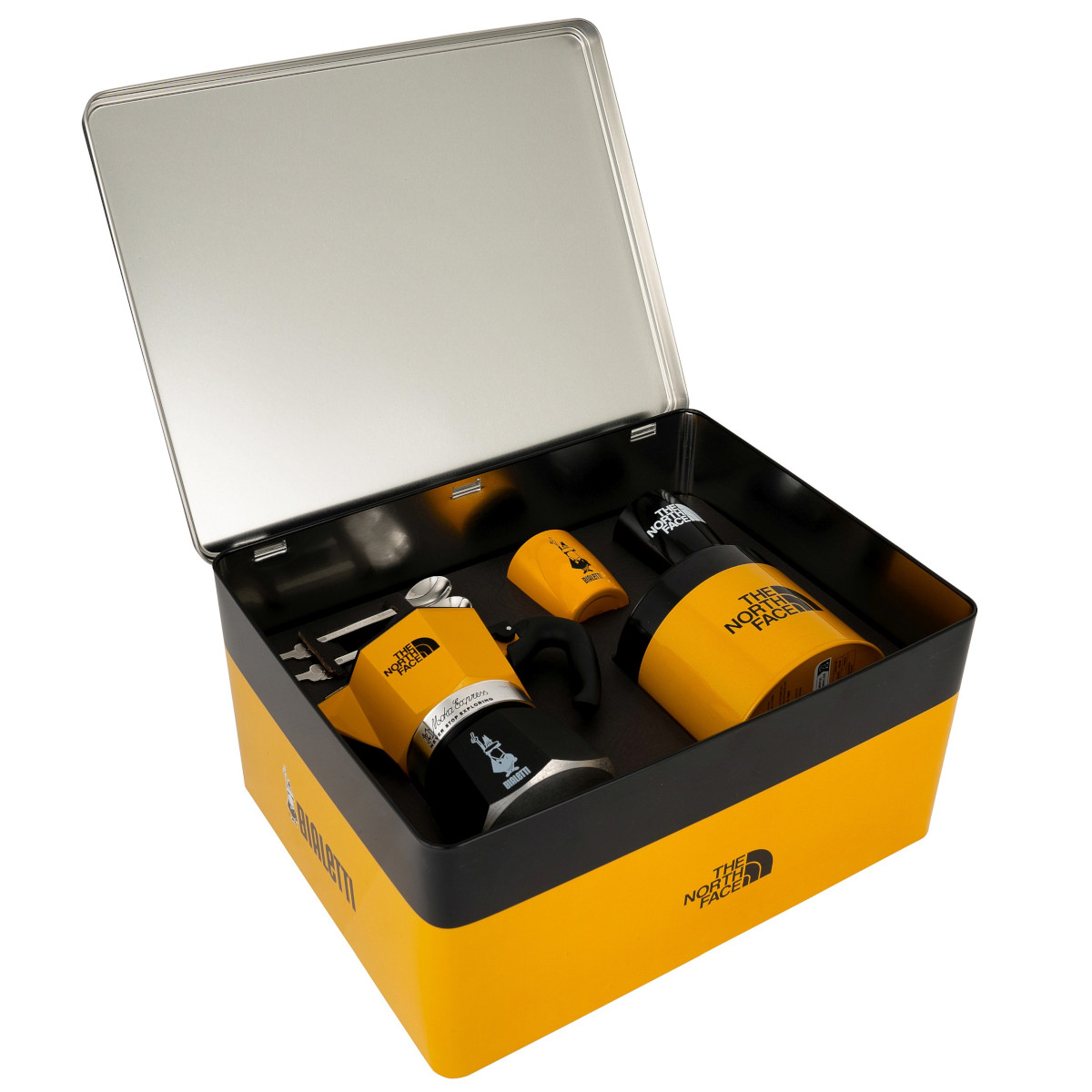 Bialetti The North Face Bialetti Kaffee-Set - Perfekt für Camping & Reisen 7-teilig von Bialetti