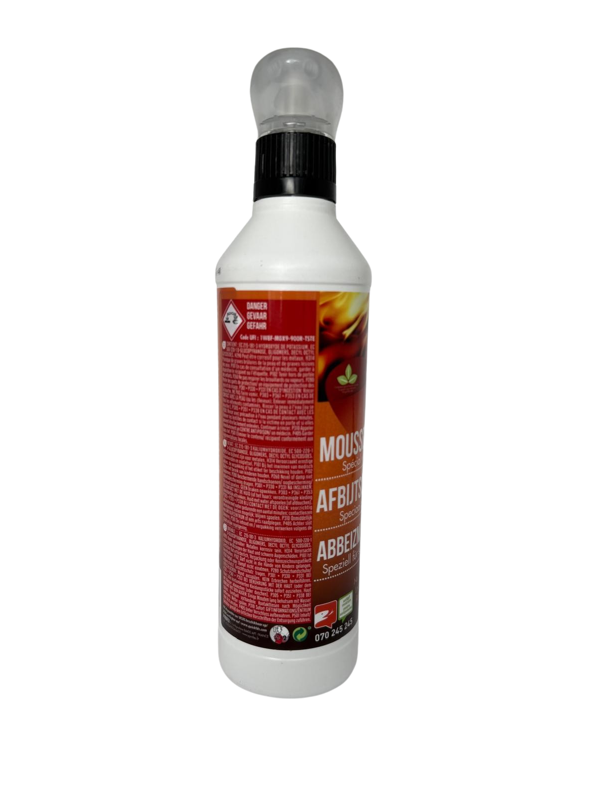 1x pyro feu Reinigungsschaum Hochwirksamer Glasschaumreiniger für Kamin- Ofen- und Herdgläser | 500ml von pyro feu