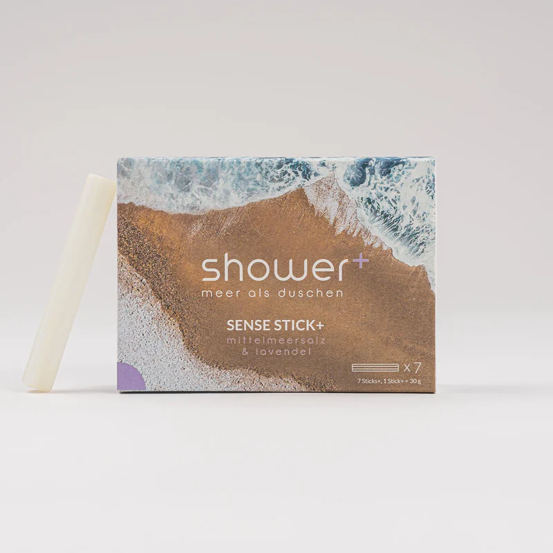 7er Pack Sense Stick+ Salzdusche mit Lavendel - Made in Germany von shower+