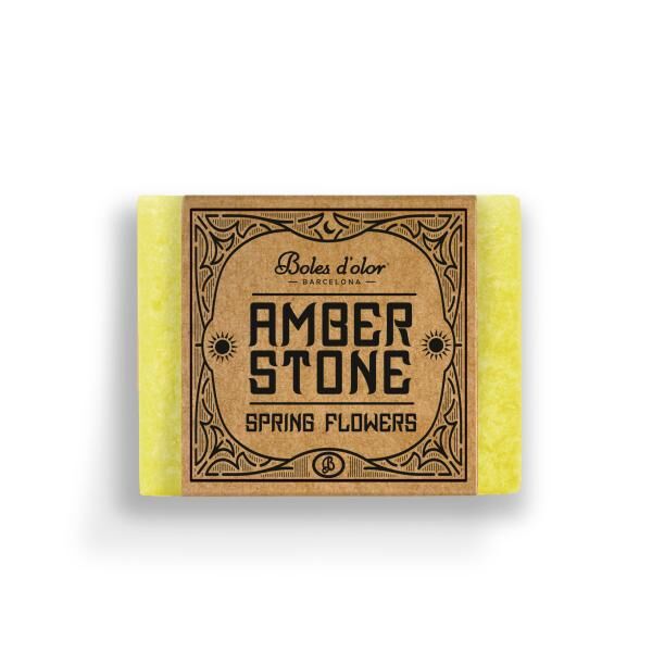 Amber Stone - Spring Flowers - Frühlingsfrische Duft in Quadratform von Boles d'olor