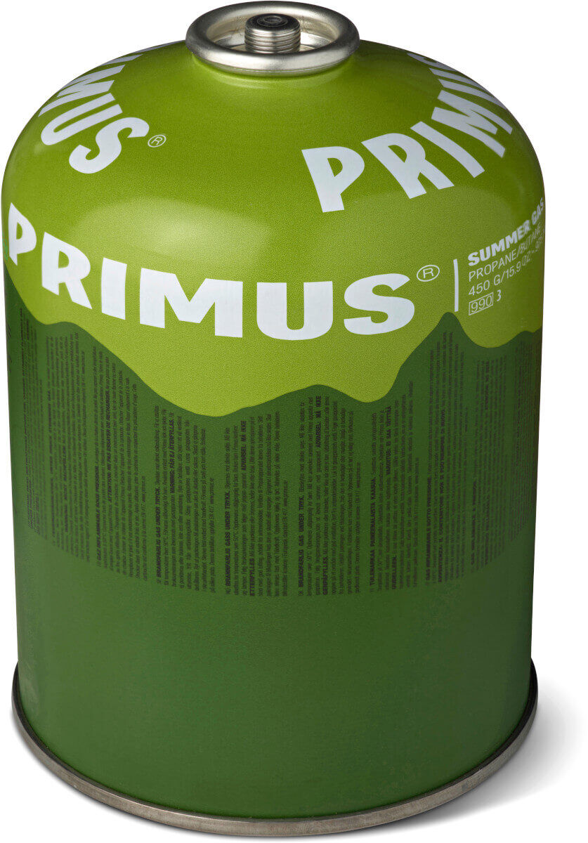 PRIMUS Summer Gas Ventilgaskartusche mit selbstschließendem Ventil - 450g (PGS450) von Primus