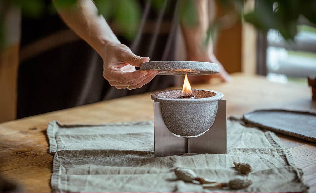 Deckel für das Schmelzfeuer Indoor M Granicium | SMG-DE von DENK Keramik