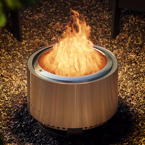 Solo Stove Summit 19,5" Feuerschale - Premium Feuerstelle mit Quick-Strike Cone™ und raucharmer Verbrennung für 4-6 Personen von Solo Stove