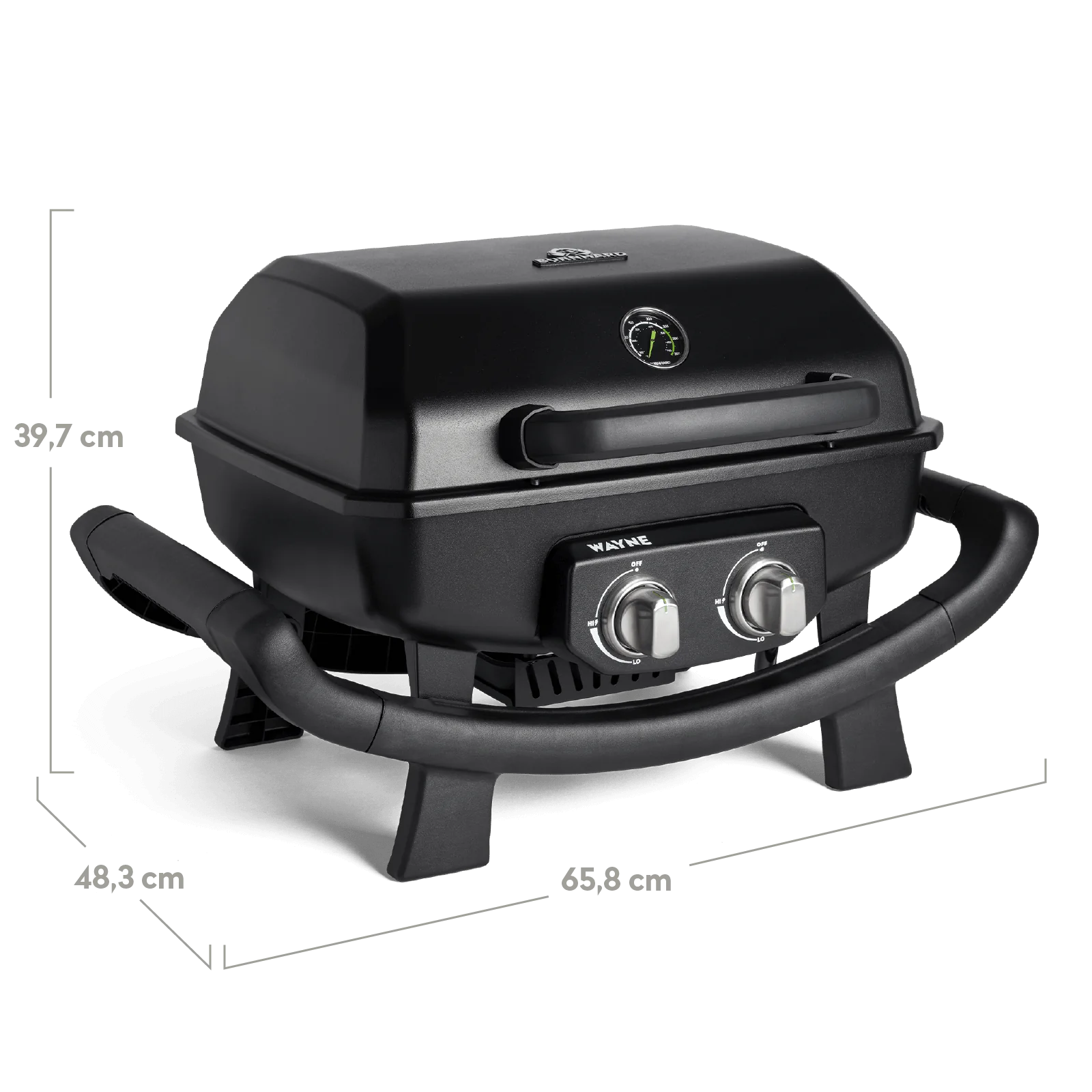 BURNHARD WAYNE Balkongrill 2-Brenner von BURNHARD
