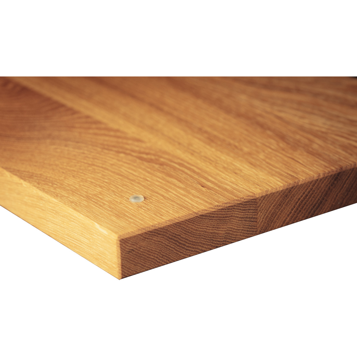 Schneidebrett Eiche Schräg 47 x 27 x 2,6cm mit einseitiger Griffmulde in Geschenkverpackung - Made in Germany  von handcrafted