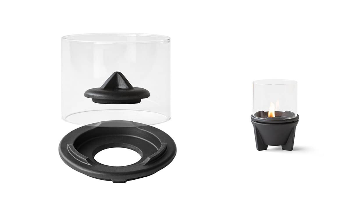 DENK Keramik Windglas-Aufsatz für Schmelzfeuer® Indoor CeraLava® ~ SFCI-WLA von DENK Keramik