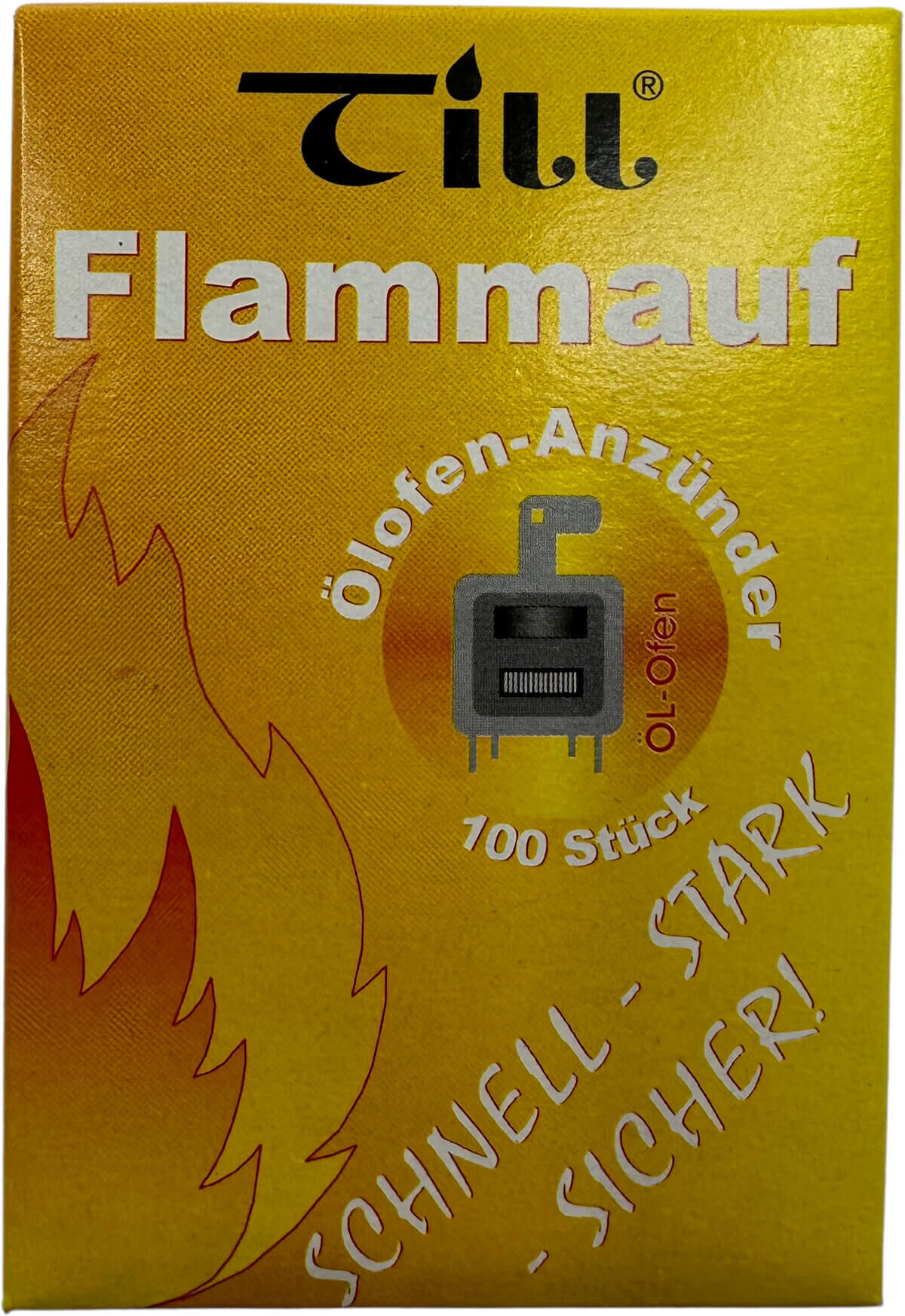 1x TILL Flammauf | Ölofenanzünder | 100 Stück von Till