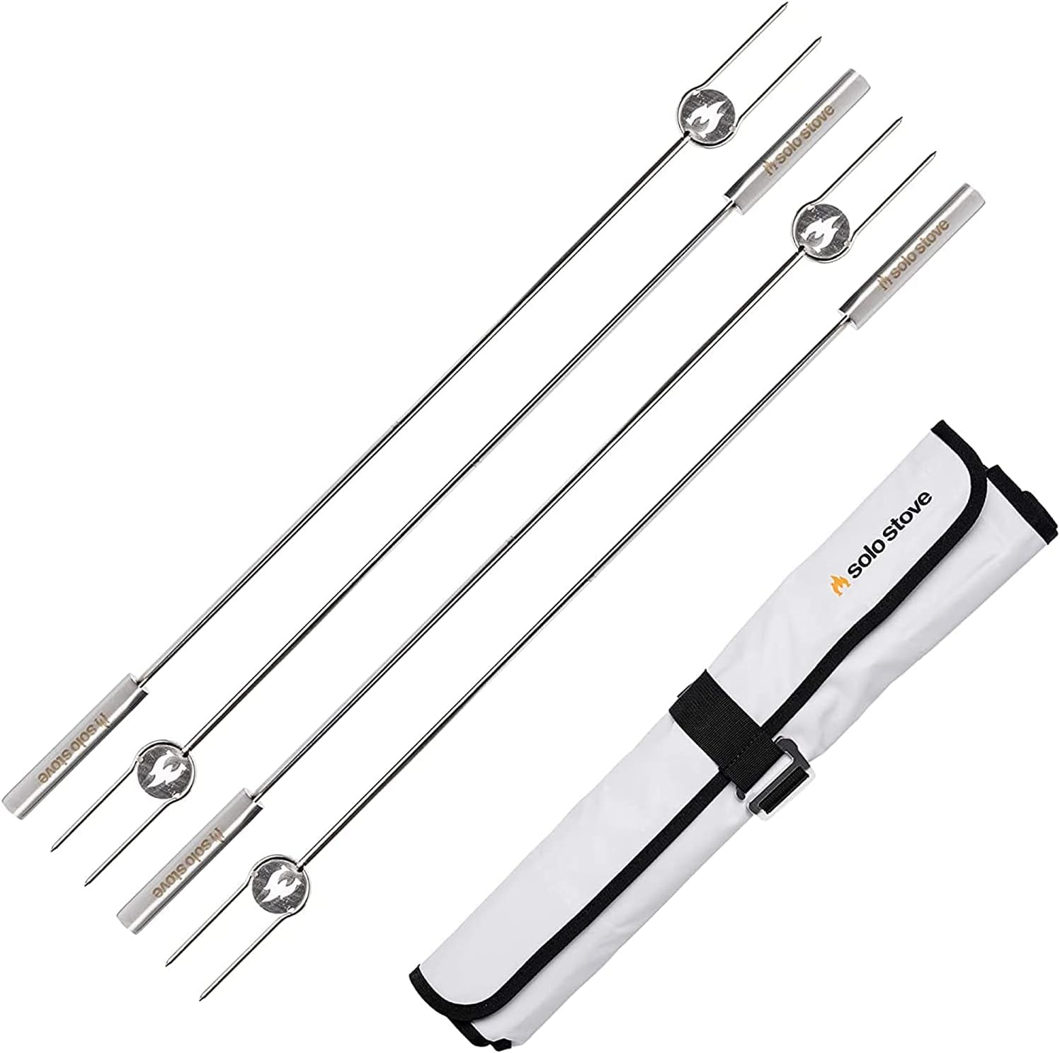 Solo Stove Grillspieße für Feuerschale 4 Stück | Marshmallows - Stockbrot - Würstchen von Solo Stove