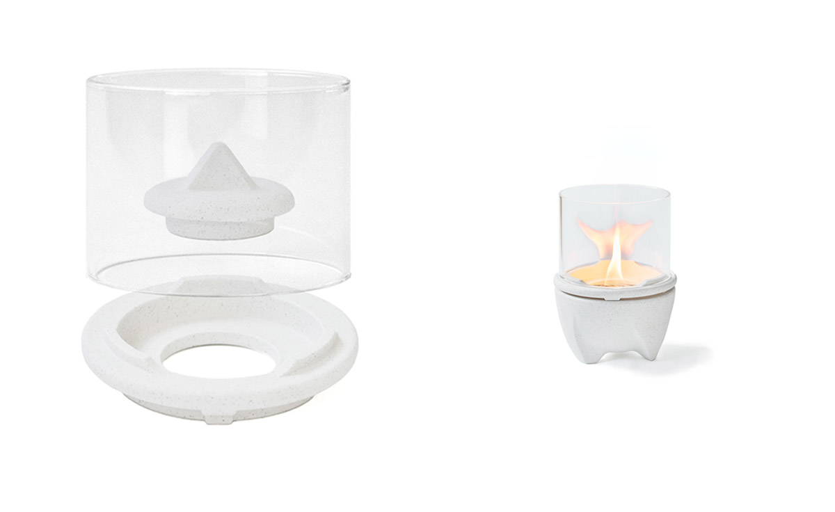 DENK Keramik Windglas-Aufsatz für Schmelzfeuer Indoor Albicium - SFAI-WLA von DENK Keramik