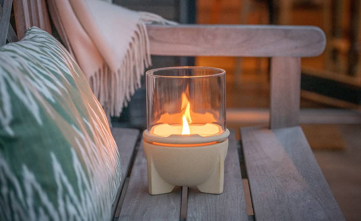 DENK Keramik Windglas-Aufsatz für Schmelzfeuer® Indoor CeraNatur® ~ SFDI-WLA von DENK Keramik