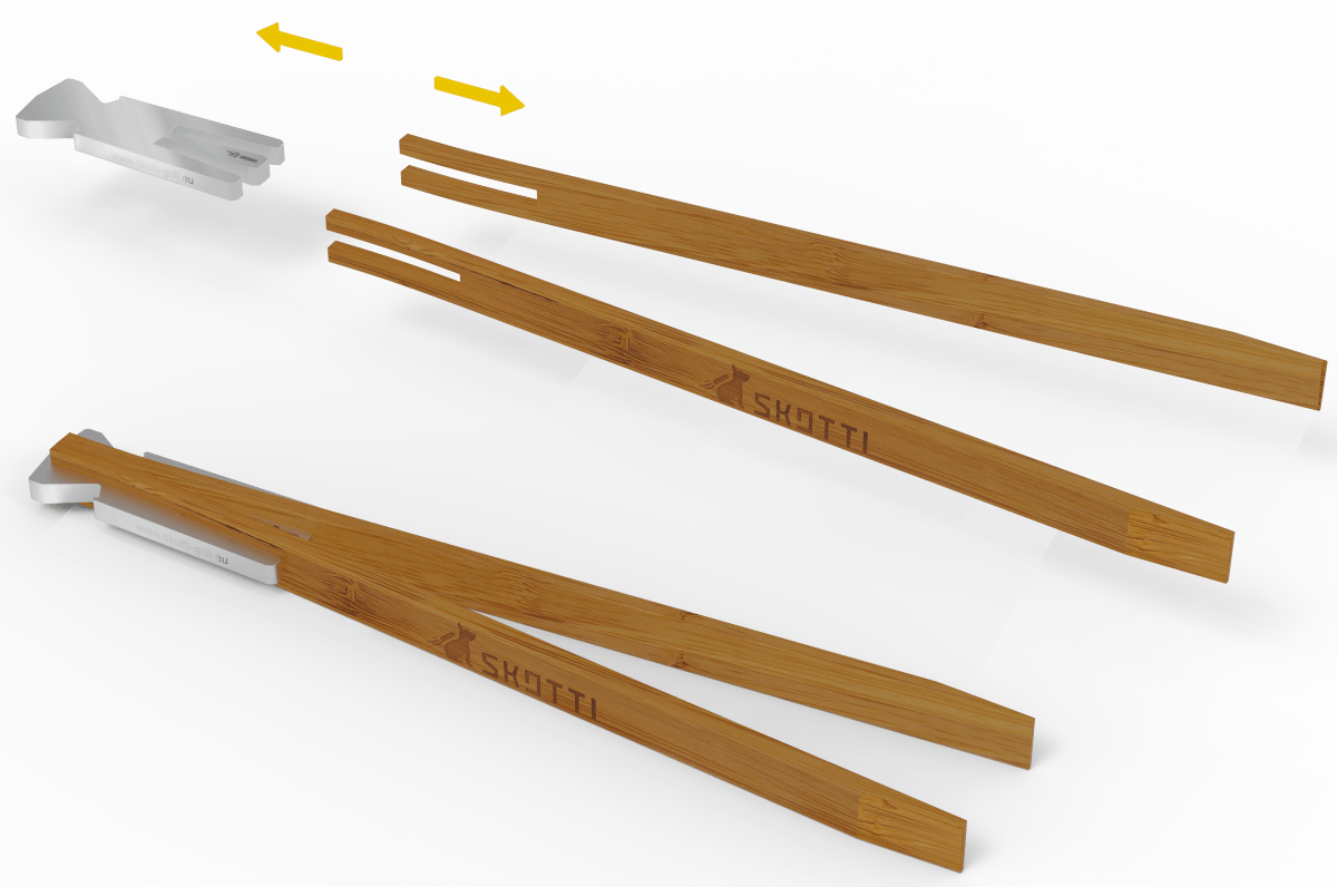 SKOTTI TONGS aus Bambus & Edelstahl von SKOTTI