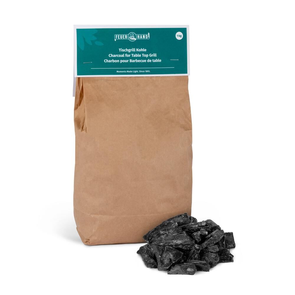 Feuerhand Kohle für Tamber Tischgrill 1kg von Feuerhand