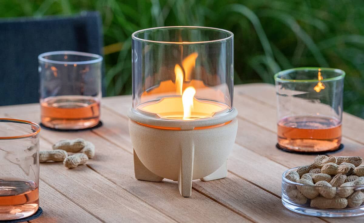 DENK Keramik Windglas-Aufsatz für Schmelzfeuer® Indoor CeraNatur® ~ SFDI-WLA von DENK Keramik