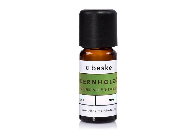 BESKE Cedernholz Öl 100% naturreines ätherisches Öl für Betonfeuer 10ml von Beske-Manufaktur