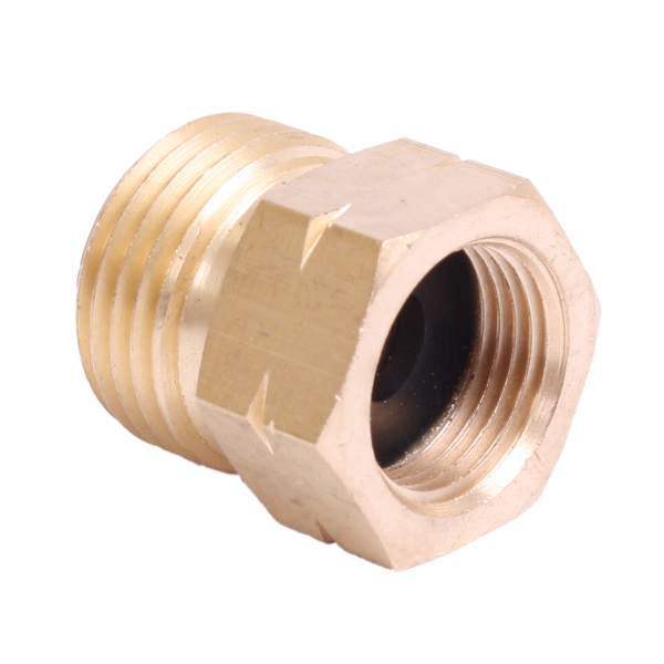 Adapter Handwerkerflasche kurz 21,80 x 1/1/4" links AG x 3/8" IG links von HUW24