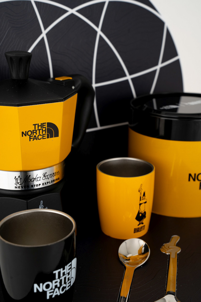 Bialetti The North Face Bialetti Kaffee-Set - Perfekt für Camping & Reisen 7-teilig von Bialetti