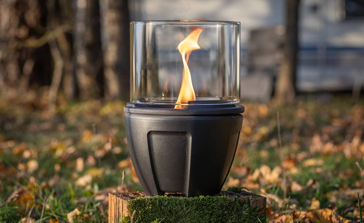 DENK Keramik Lichtglas-Aufsatz für Schmelzfeuer® Camping CeraLava® ~ CSF-LGA von DENK Keramik