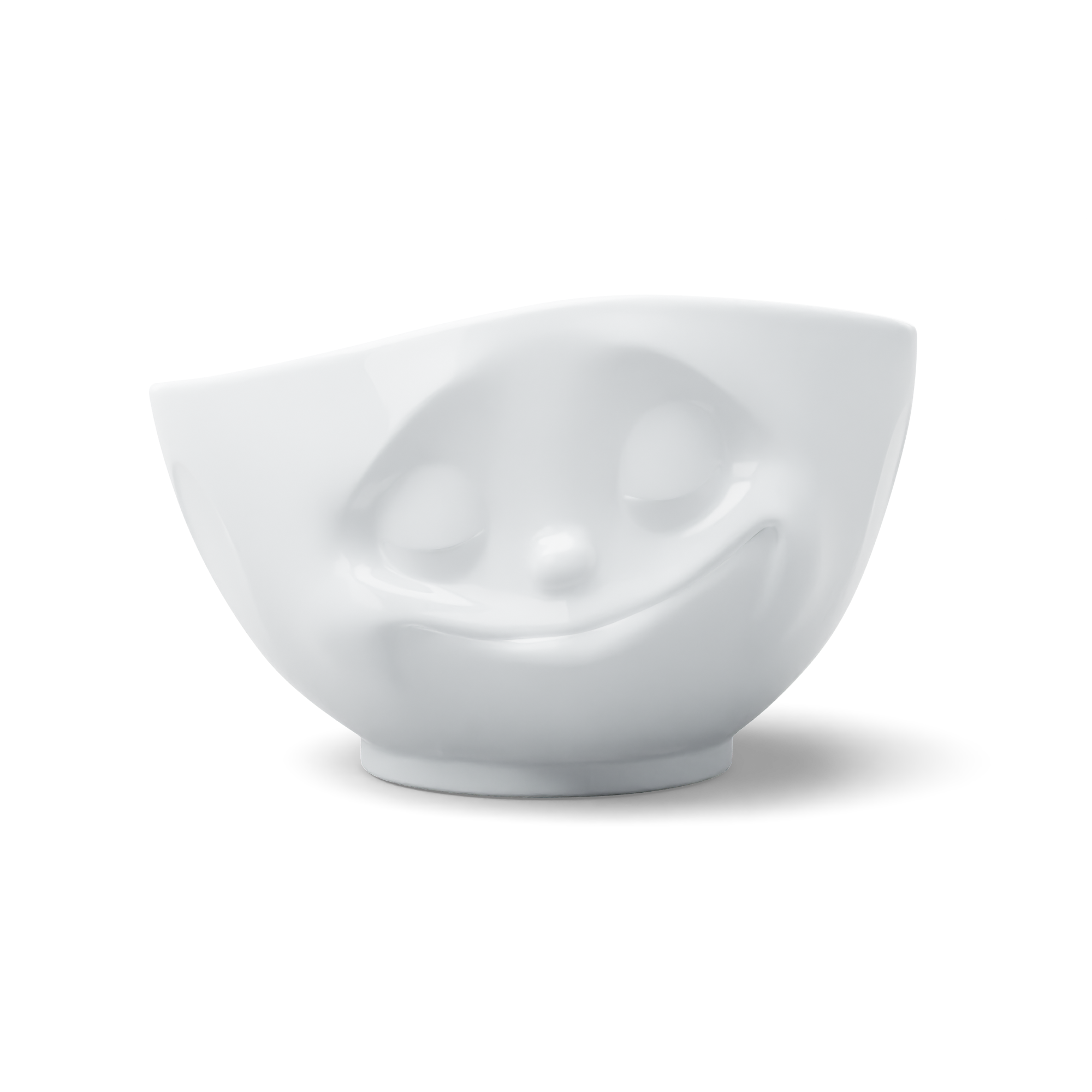 58products | XL Schale Glücklich weiß 1000 ml | Made in Germany von 58products