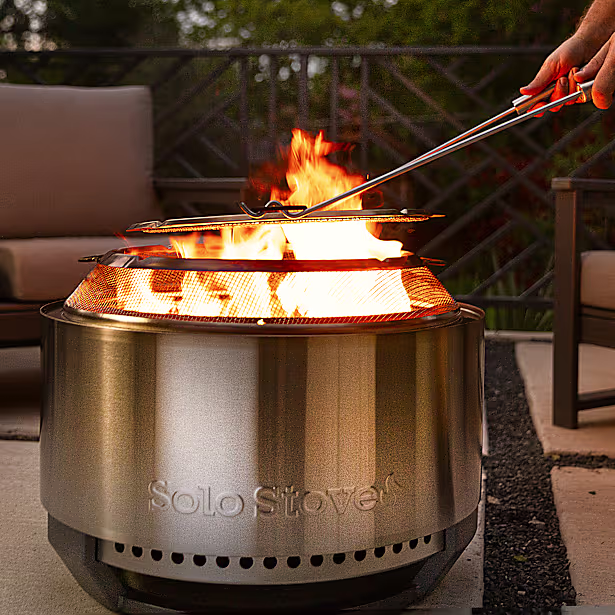 Solo Stove Shield für Summit 24 Funkenschutz aus Edelstahl für mehr Sicherheit am Feuer von Solo Stove