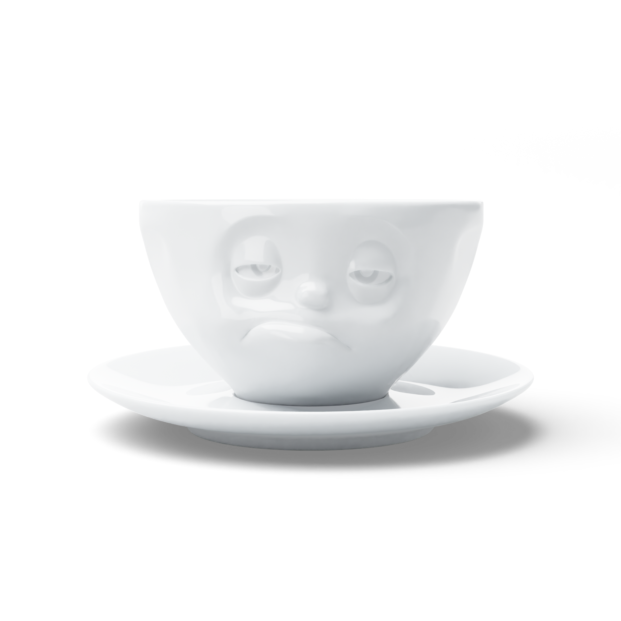 58products | Kaffeetasse Verpennt weiß 200 ml ideal für Kaffee + Tee + Kakao | Made in Germany von 58products