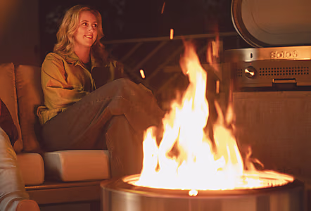 Solo Stove Summit 24" Feuerschale - Premium Feuerstelle mit Quick-Strike Cone™ und raucharmer Verbrennung für 5-7 Personen von Solo Stove