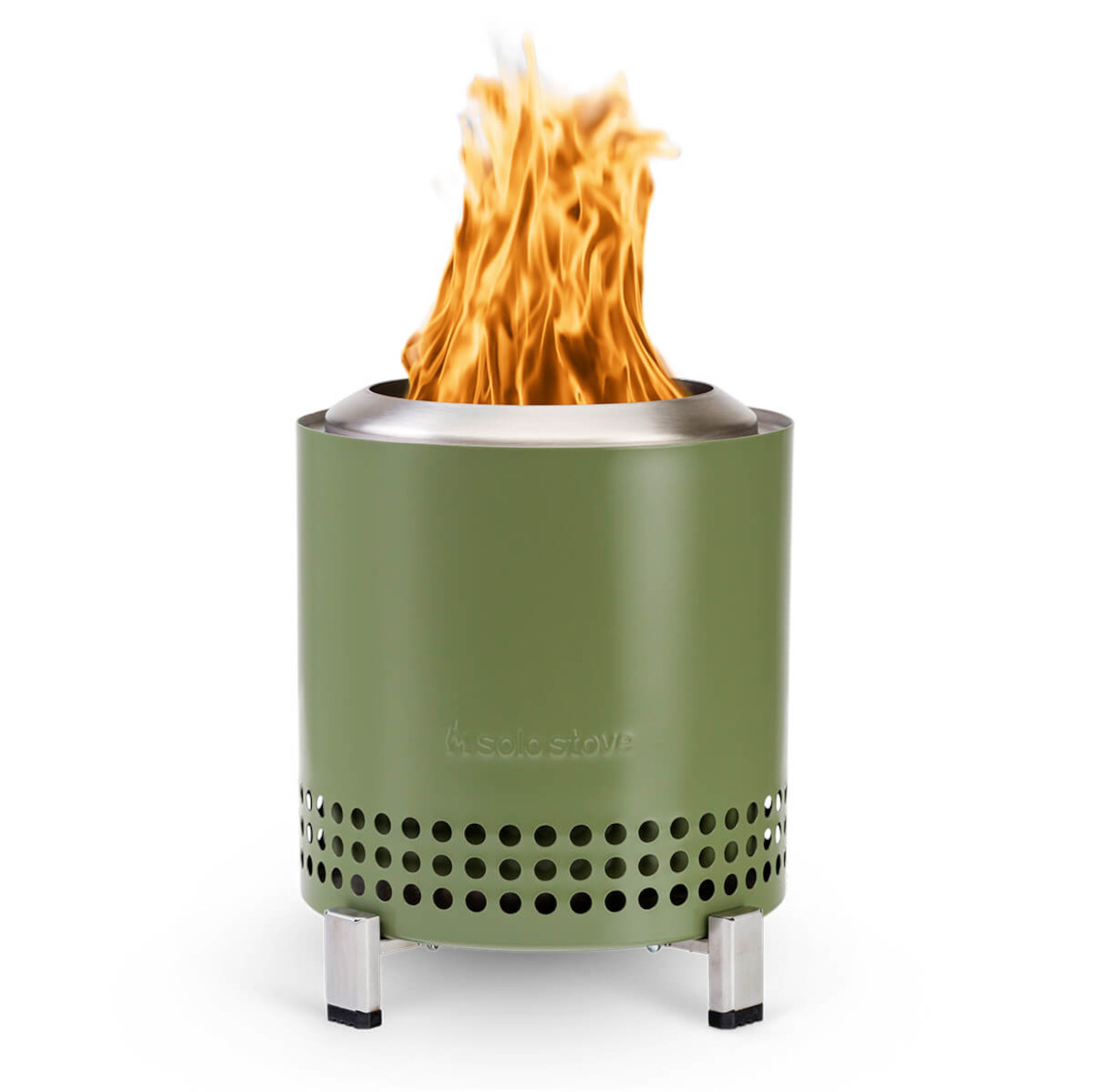 Solo Stove Mesa XL Tischfeuer Ø 17,8cm | Tischkamin Outdoor Deep Olive von Solo Stove