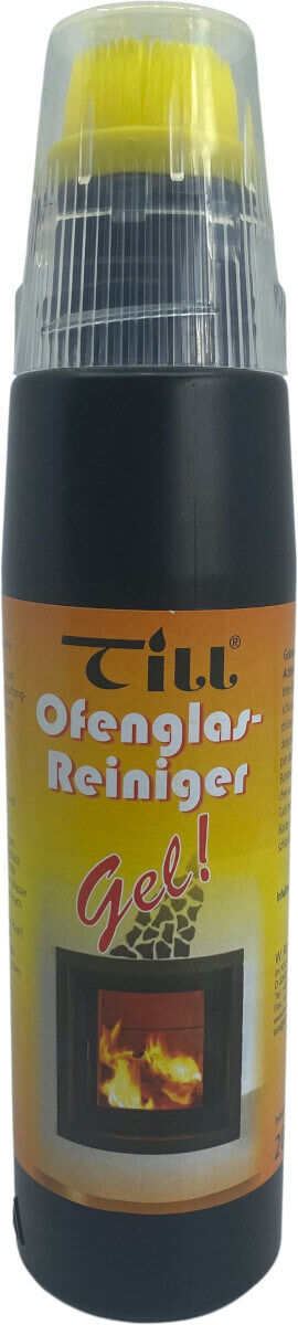 1x TILL Ofenglasreiniger Gel | Kaminglasreiniger | Spezialreiniger inkl. Bürste je 200ml von Till