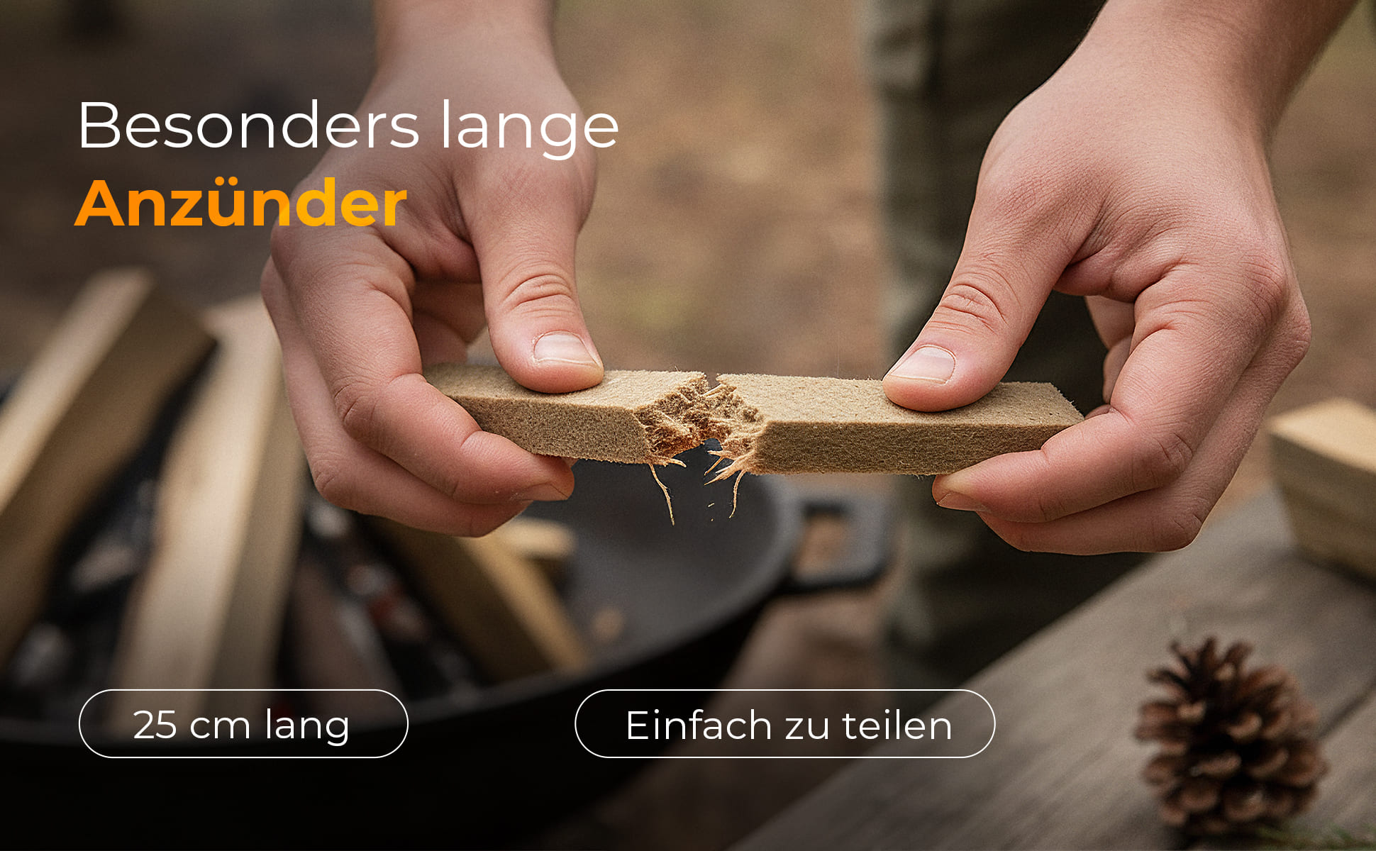 1200 SILVER FIDIBUSSE® Anzünder | Kaminanzünder | Ofenanzünder | Grillanzünder von SILVER GmbH