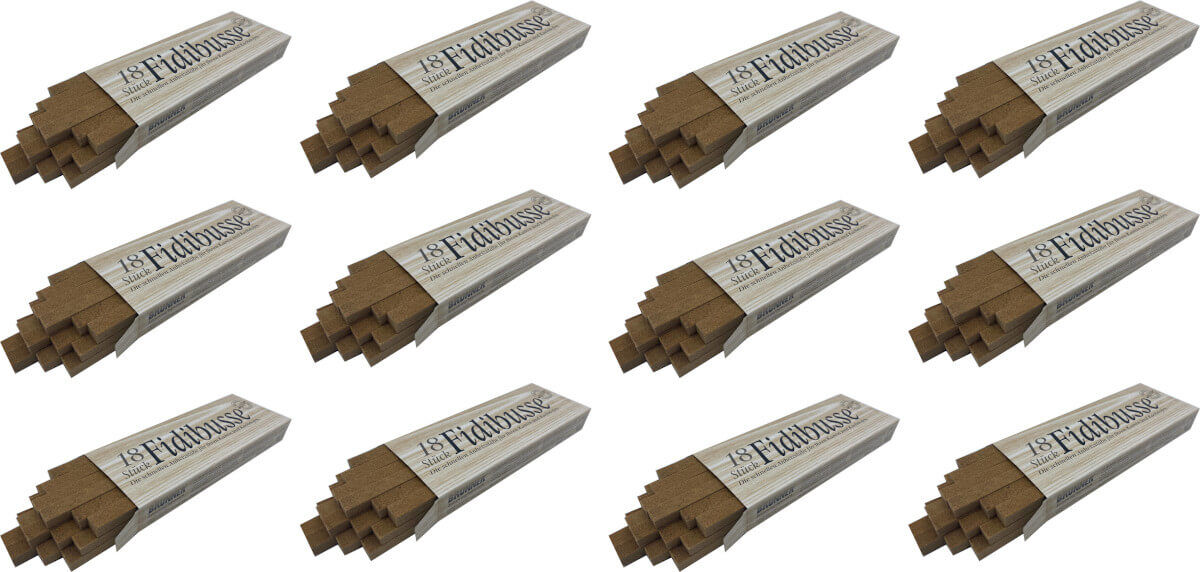 12x Brunner Fidibusse Packung ~ 216 Anzünder von Brunner