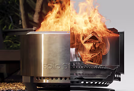 Solo Stove Summit 24" Feuerschale - Premium Feuerstelle mit Quick-Strike Cone™ und raucharmer Verbrennung für 5-7 Personen von Solo Stove