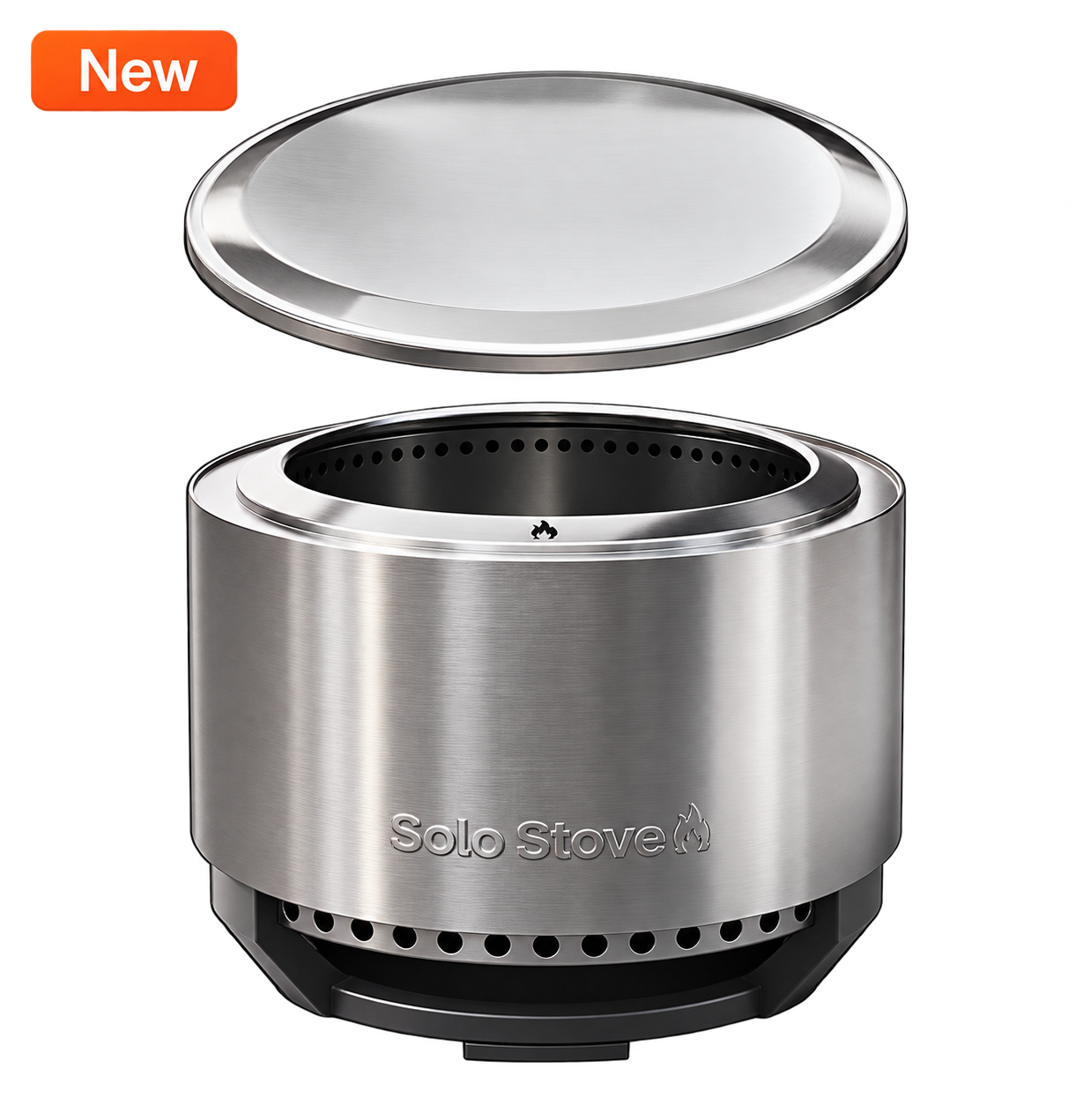 Solo Stove Summit 19,5" Feuerschale - Essential Bundle mit Lid und Feuerstarter Gel für 4-6 Personen von Solo Stove